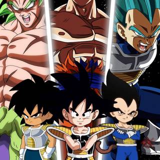 Goku Vegeta Broly wallpaper