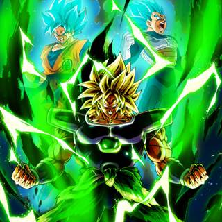 Goku Vegeta Broly wallpaper