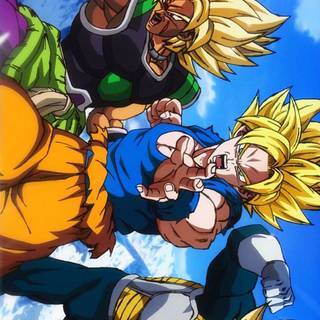 Goku Vegeta Broly wallpaper