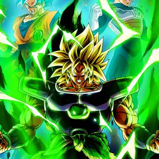 Goku Vegeta Broly wallpaper