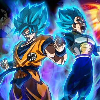 Goku Vegeta Broly wallpaper