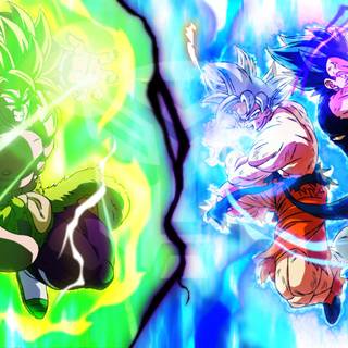 Goku Vegeta Broly wallpaper