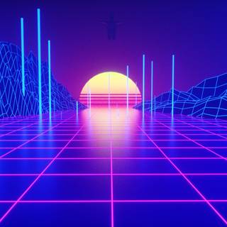 Desktop grid wallpaper