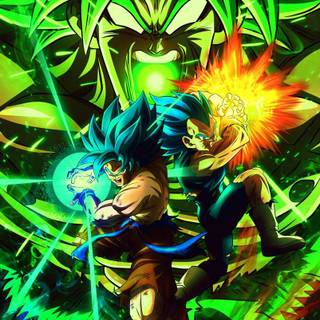 Goku Vegeta Broly wallpaper