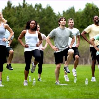 Fit people wallpaper