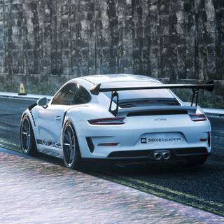 Porsche snow wallpaper