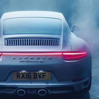 Porsche snow wallpaper