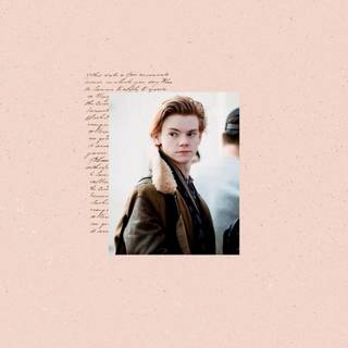 Thomas Brodie Sangster aesthetic wallpaper
