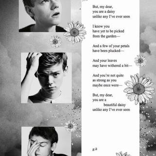 Thomas Brodie Sangster aesthetic wallpaper
