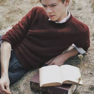 Thomas Brodie Sangster aesthetic wallpaper