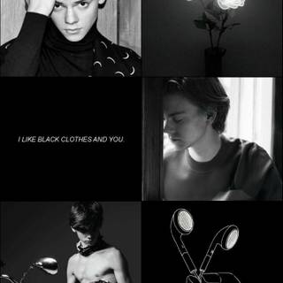 Thomas Brodie Sangster aesthetic wallpaper