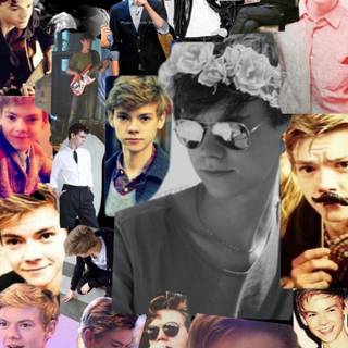 Thomas Brodie Sangster aesthetic wallpaper