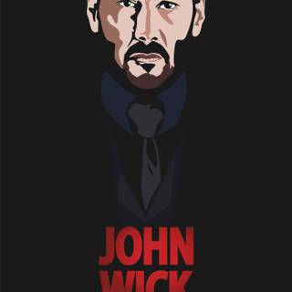 John Wick minimalist wallpaper