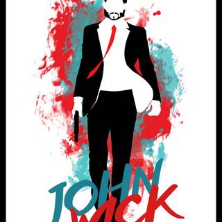 John Wick minimalist wallpaper