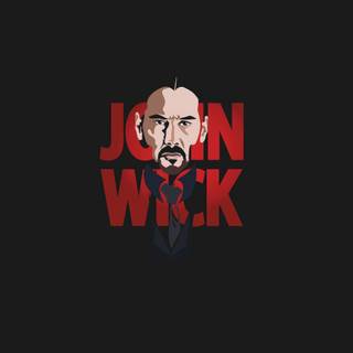 John Wick minimalist wallpaper