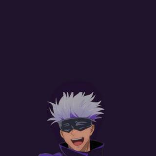 Gojo face wallpaper
