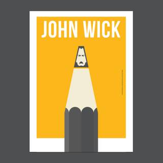 John Wick minimalist wallpaper