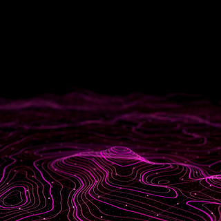 Purple topographic wallpaper