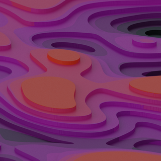 Purple topographic wallpaper