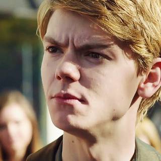 Thomas Brodie Sangster aesthetic laptop wallpaper