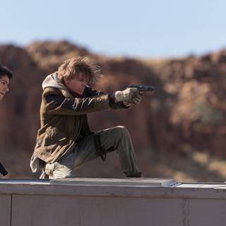 Thomas Brodie Sangster aesthetic laptop wallpaper