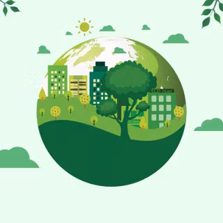 Environmental protection wallpaper