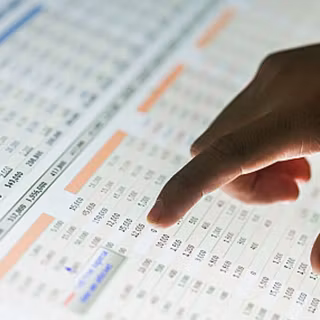 Spreadsheet wallpaper