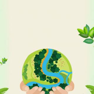 Environmental protection wallpaper