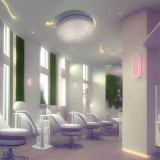 Nail salon wallpaper