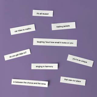 Olivia Rodrigo lyrics wallpaper