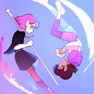 The Owl House Lumity wallpaper