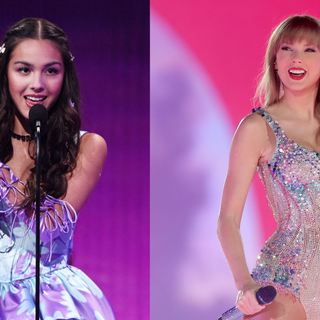 Olivia Rodrigo and Taylor Swift wallpaper