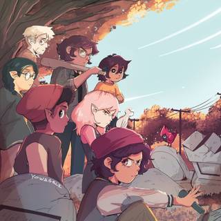 The Owl House Lumity wallpaper