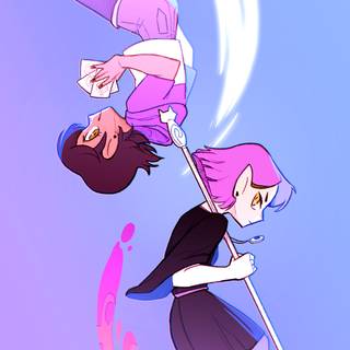 The Owl House Lumity wallpaper