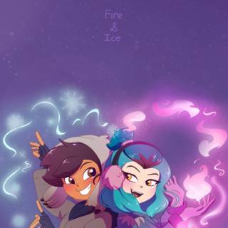 The Owl House Lumity wallpaper