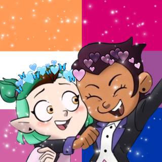 The Owl House Lumity wallpaper