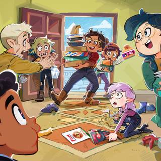 The Owl House Lumity wallpaper