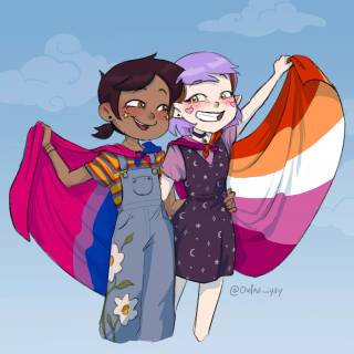 The Owl House Lumity wallpaper