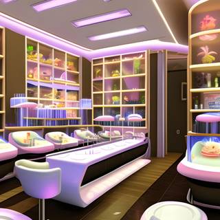 Nail salon wallpaper