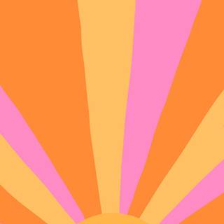 Pink and yellow sunset wallpaper