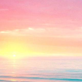 Pink and yellow sunset wallpaper