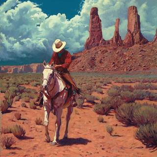 Oil Western painting wallpaper