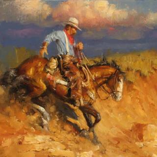 Oil Western painting wallpaper