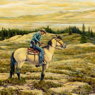 Oil Western painting wallpaper