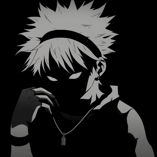 Black and white anime PFP wallpaper