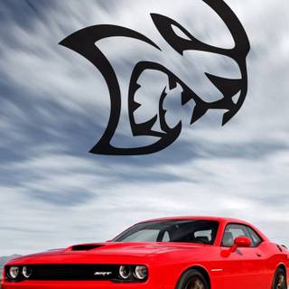 Hellcat red wallpaper