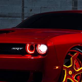 Hellcat red wallpaper