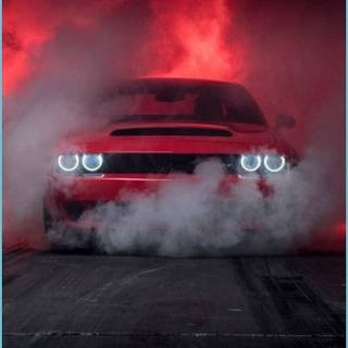 Hellcat red wallpaper