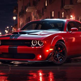 Hellcat red wallpaper