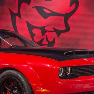 Hellcat red wallpaper